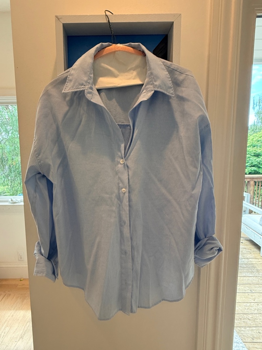 Light Blue Button-Up Shirt